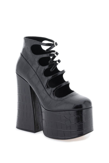 MARC JACOBS the croc embossed kiki ankle boots