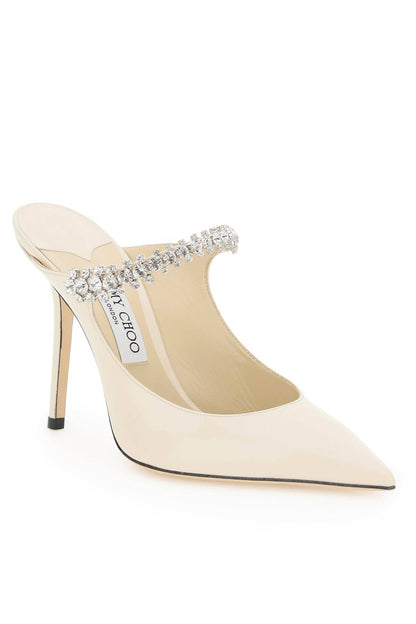 JIMMY CHOO bing crystal mules