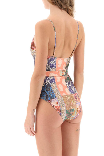 ZIMMERMANN devi plunge one-piece swimsuit