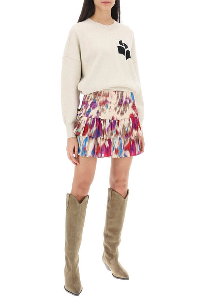 ISABEL MARANT ETOILE atlee sweater with logo intarsia