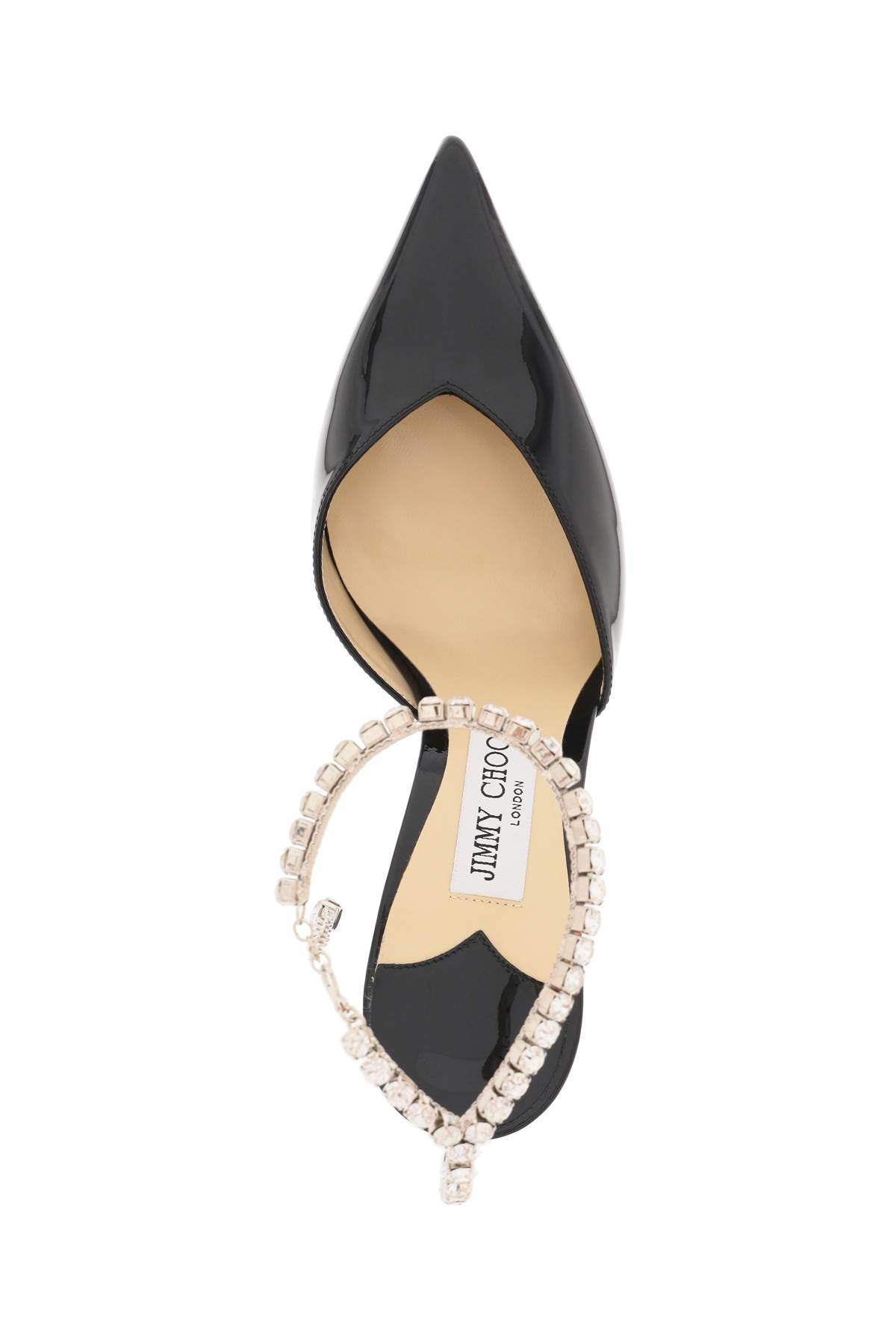 JIMMY CHOO saeda 85 patent pumps