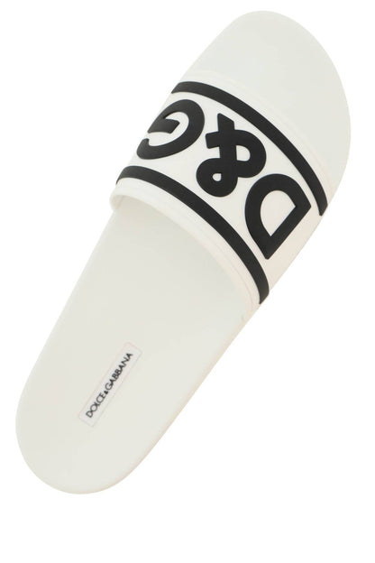 DOLCE & GABBANA logoed slides