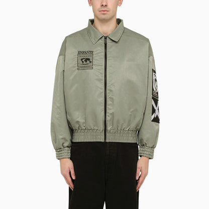 Enfants Riches Déprimés Olive Green Bomber Jacket With Patches