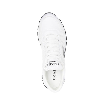 Prada Leather Logo Sneakers