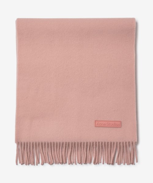 Acne Studios Scarf With Logo Patch