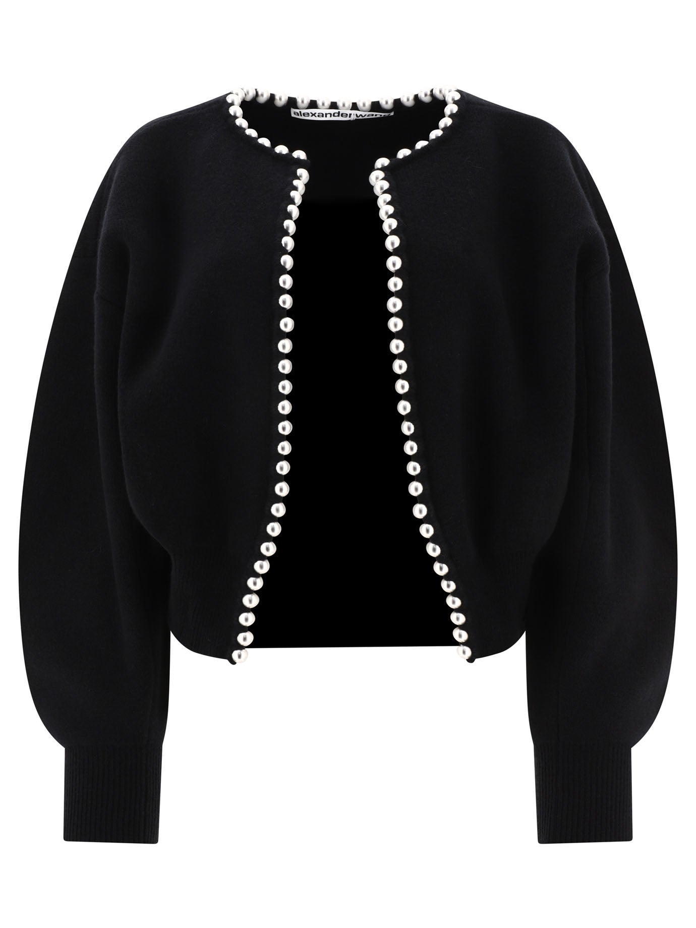 Alexander Wang Cropped Cardigan With Studs