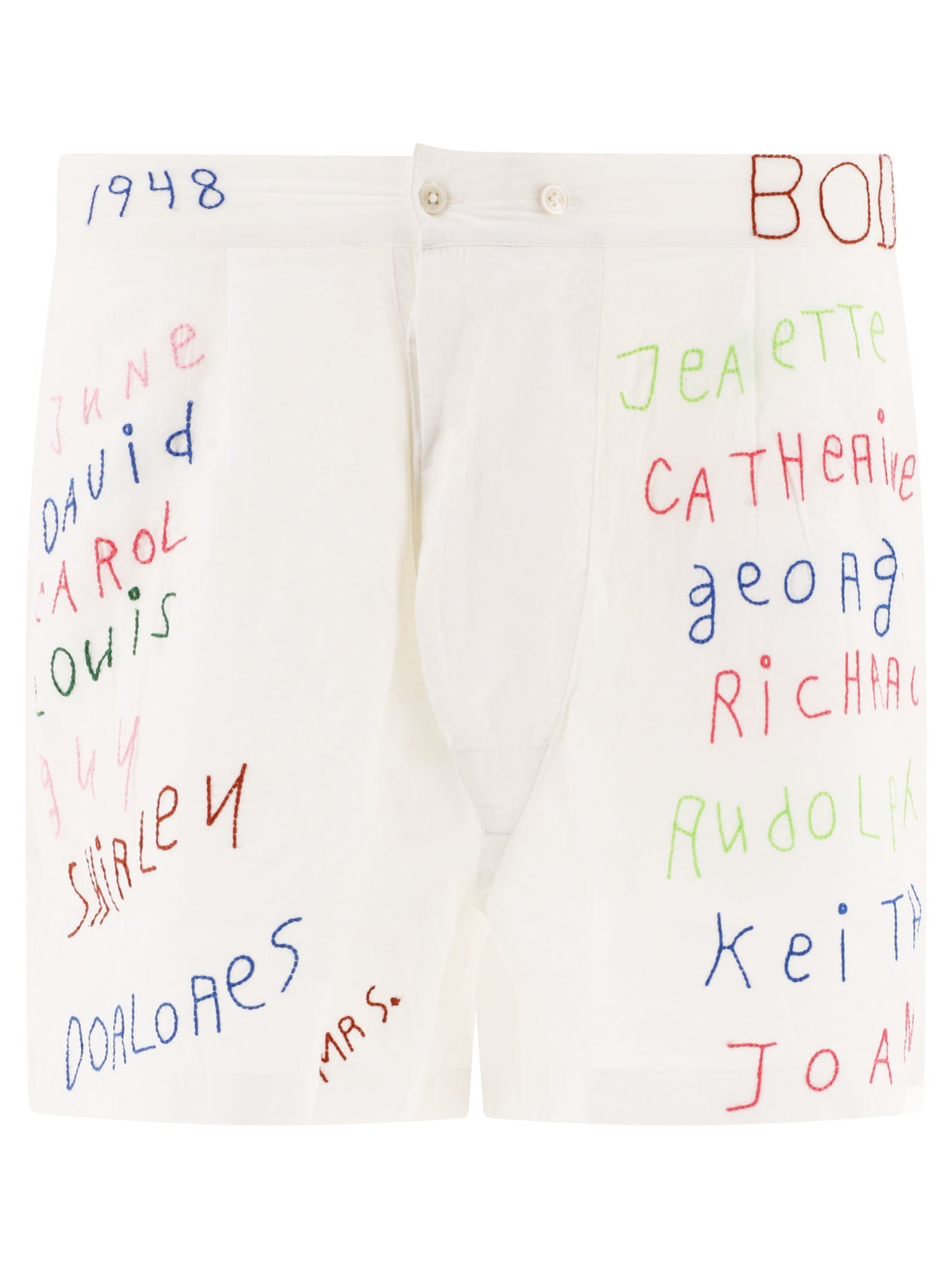 Bode Familial Hall Boxing Shorts