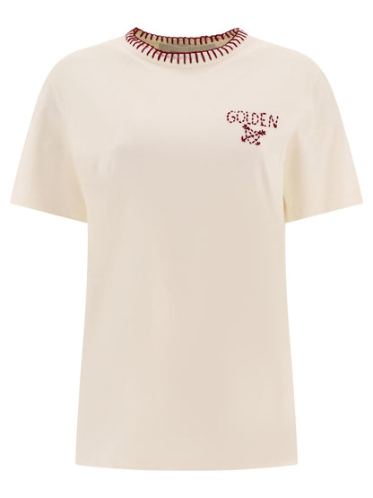 Golden Goose Embroidered T Shirt