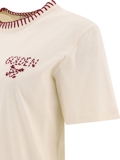 Golden Goose Embroidered T Shirt