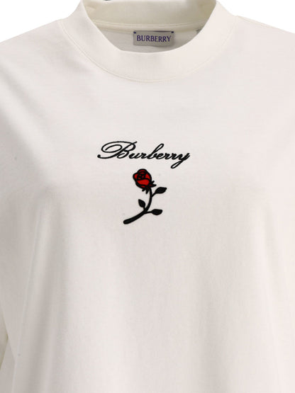 Burberry Rose Cotton T Shirt