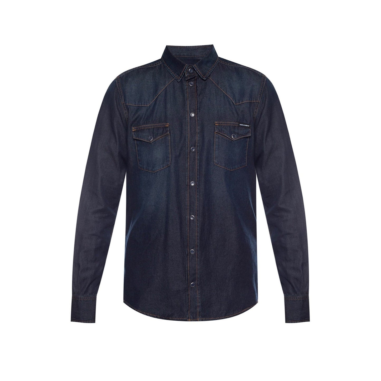 Dolce & Gabbana Cotton Denim Shirt