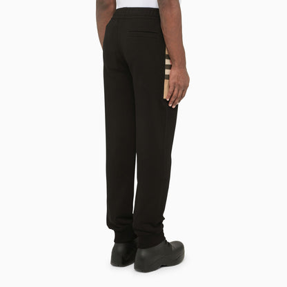 Burberry Black Stretch Cotton Joggers