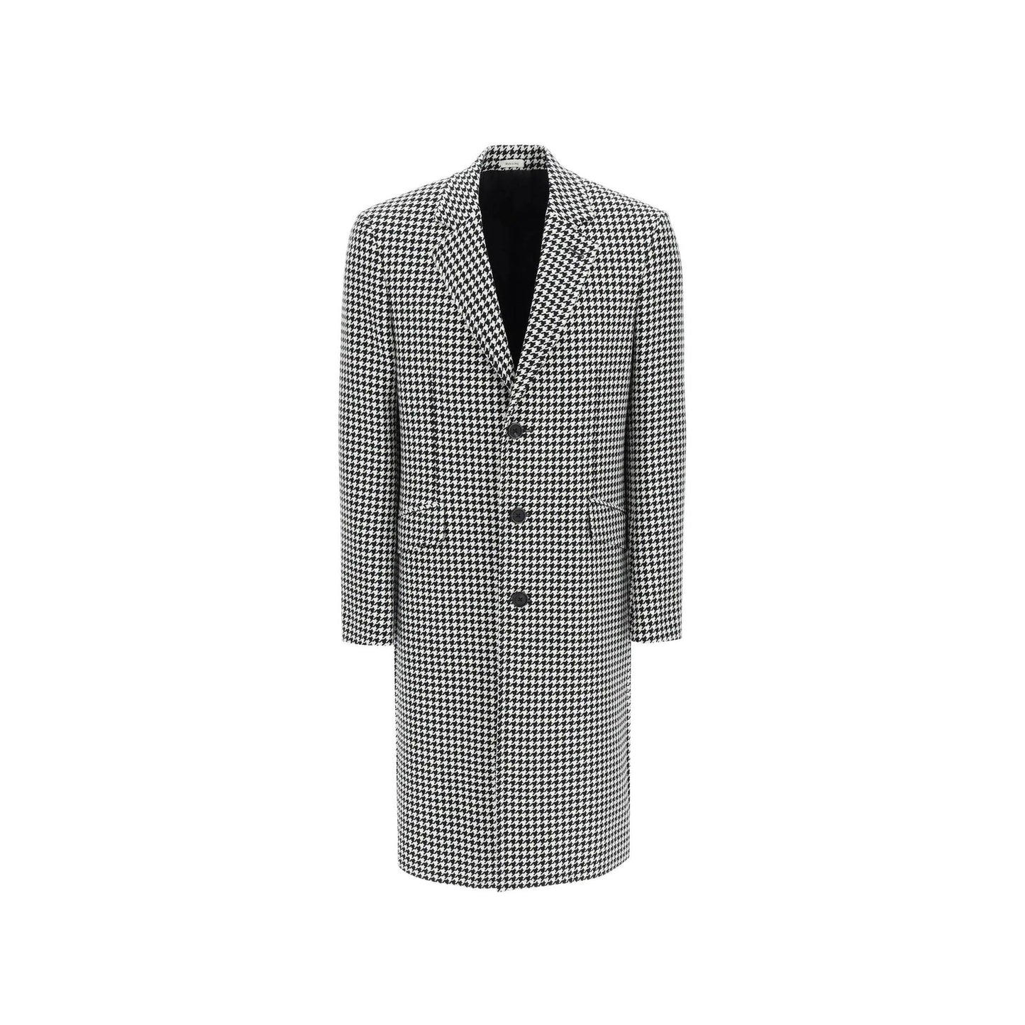 Alexander Mcqueen Pied De Poule Wool Coat