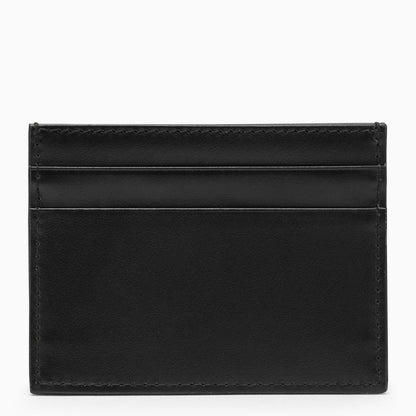 Dolce&Gabbana Black Calfskin Card Holder With Logo