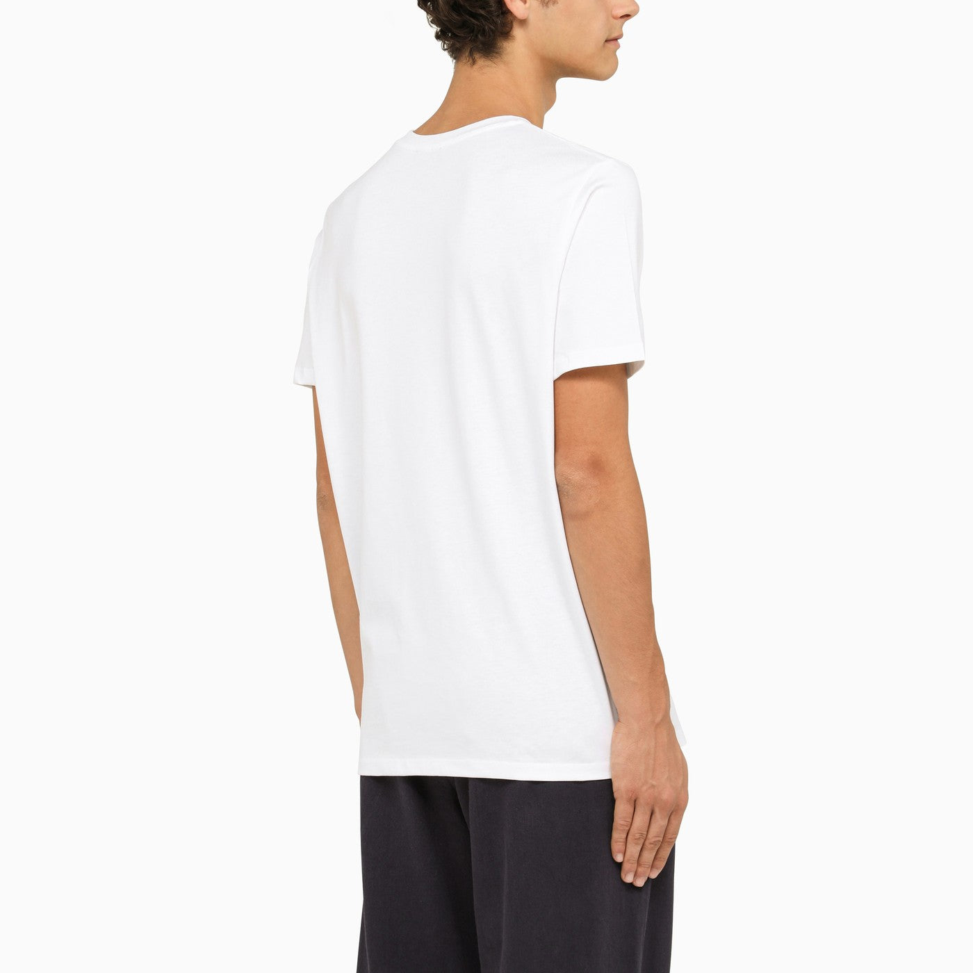 A.P.C. Logoed White Crewneck T Shirt