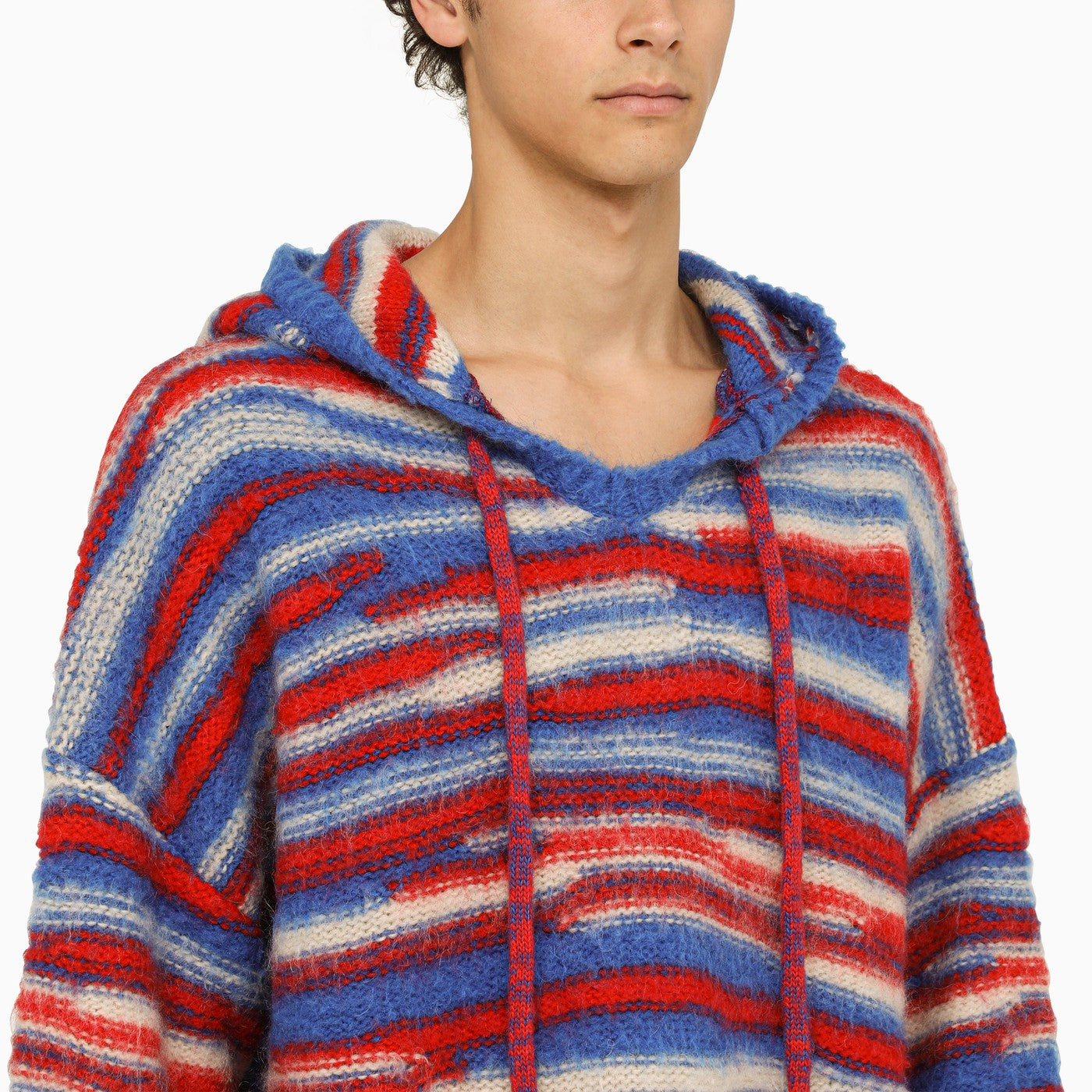 Erl Multicolour Knitted Hoodie