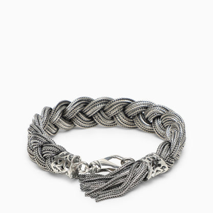 Emanuele Bicocchi Silver 925 15 Strand Bracelet