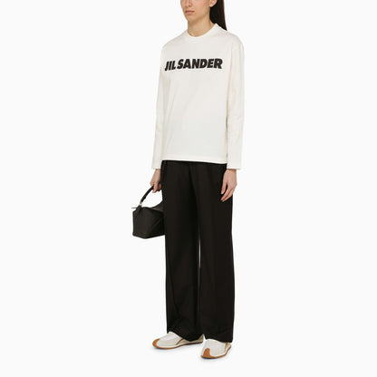 Jil Sander White Long Sleeved T Shirt