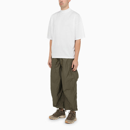 Needles Olive Green Cotton Cargo Trousers