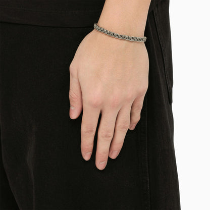 Emanuele Bicocchi Silver 925 Braided Bracelet