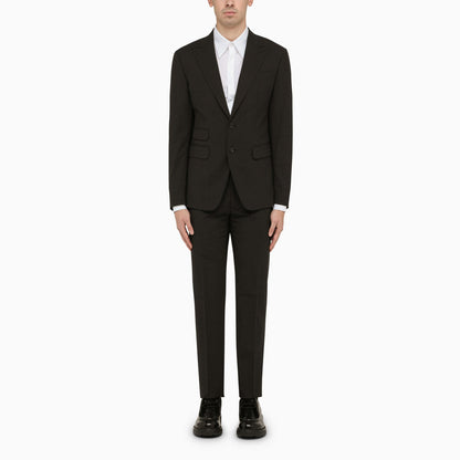 Dsquared2 Dark Grey Single Breasted Wool Suit