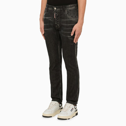 Dsquared2 Black Regular Denim Jeans