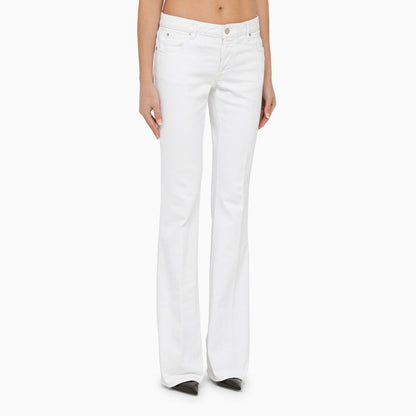 Dsquared2 White Denim Trousers