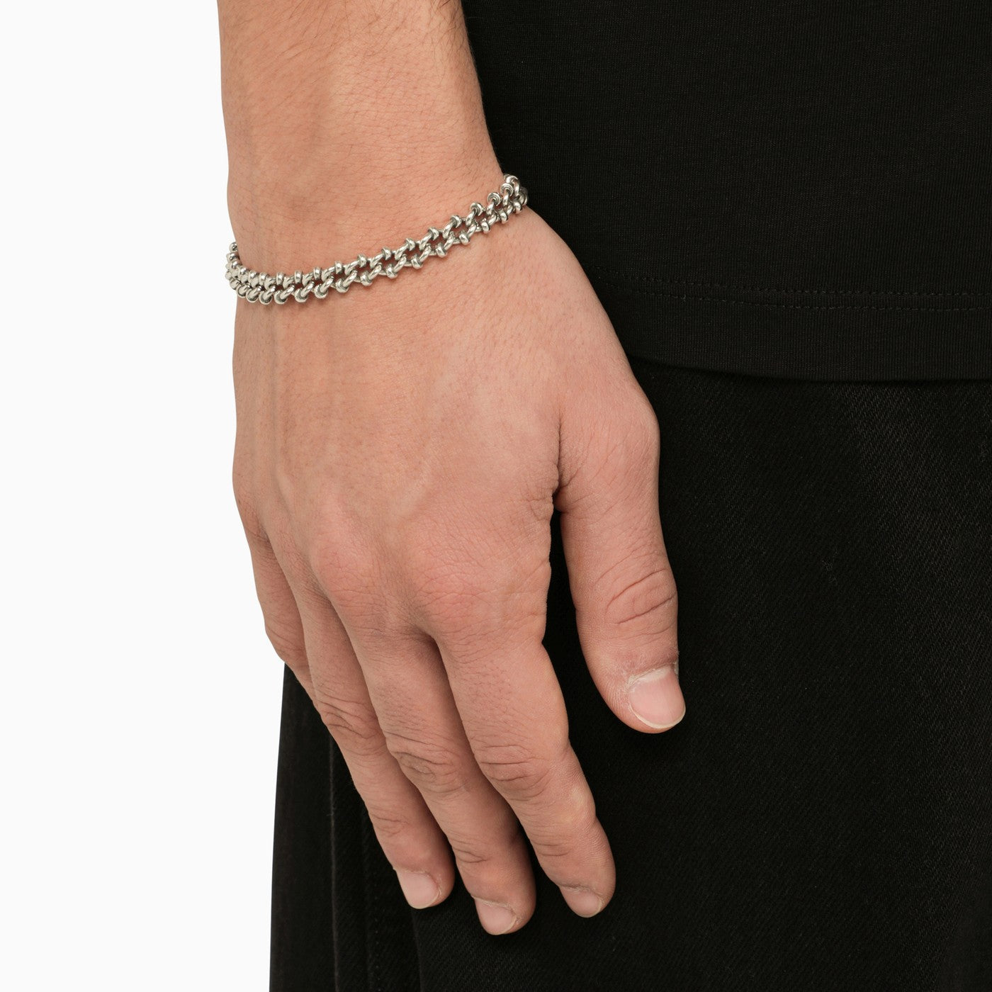 Emanuele Bicocchi Essential Knots Bracelet In 925 Silver