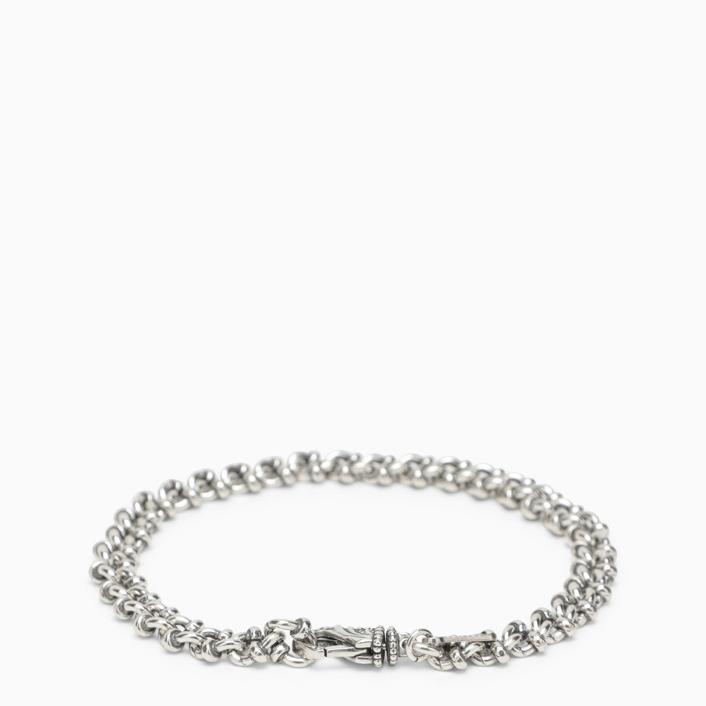 Emanuele Bicocchi Essential Knots Bracelet In 925 Silver