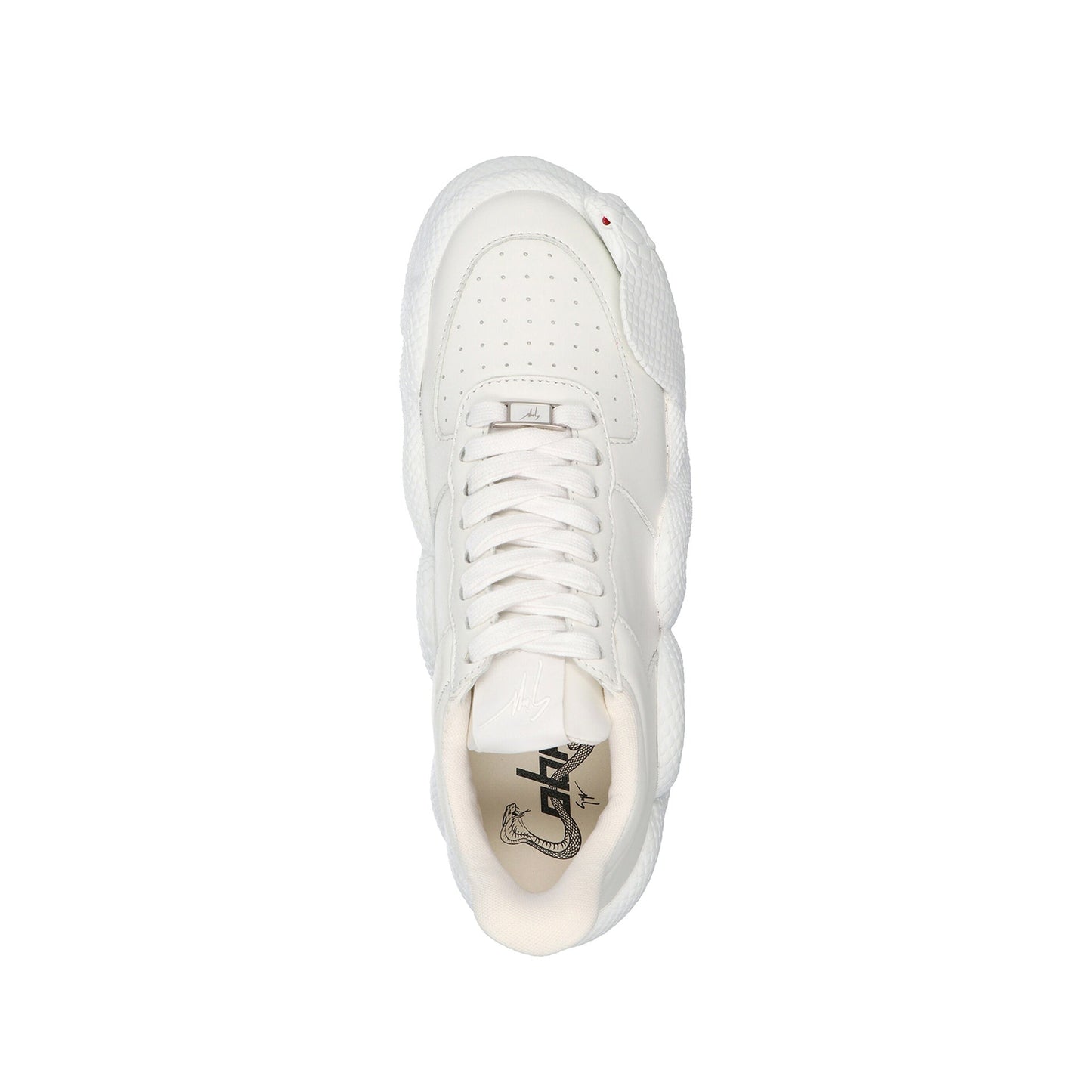 Giuseppe Zanotti Cobra Leather Sneakers