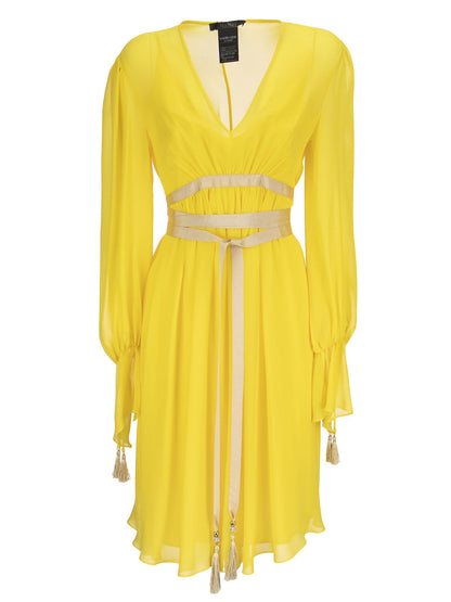 Max Mara Demien Silk Charmeuse Dress