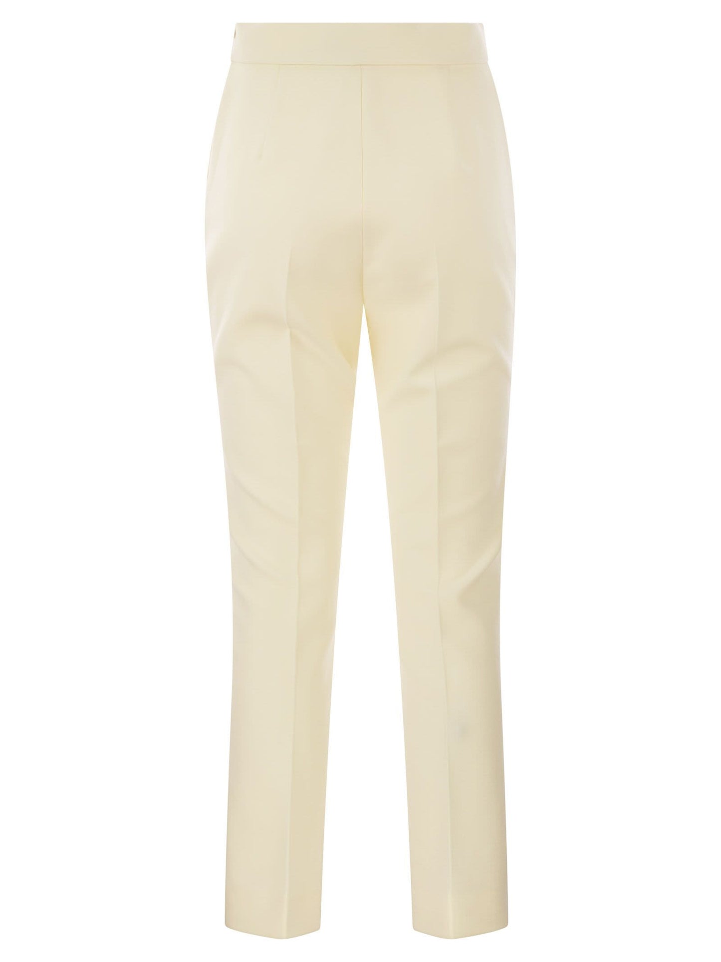 Max Mara Nepeta Ankle Length Trousers In Wool Crepe