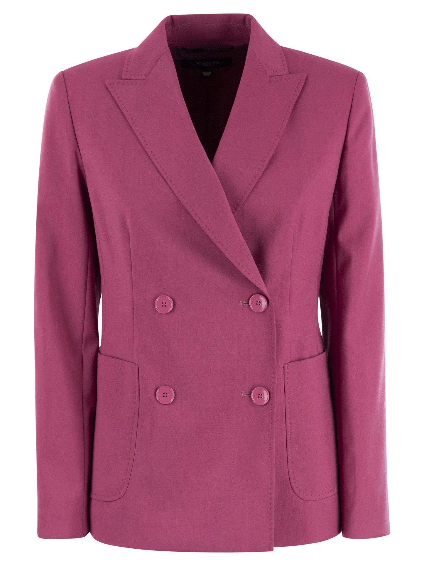 Weekend Max Mara Nervoso Tailored Wool Canvas Blazer