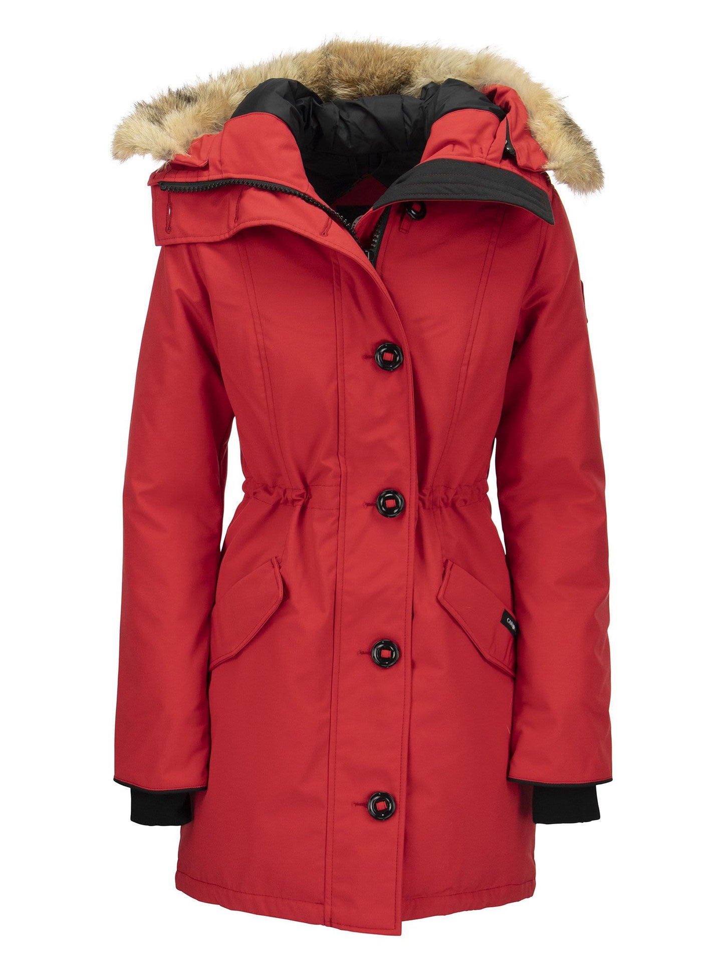 Canada Goose Rossclair Parka With Hood And Fur Coat