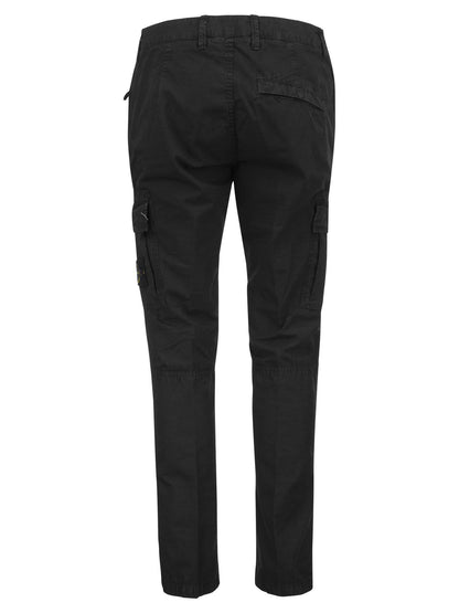 Stone Island Cotton Cargo Trousers