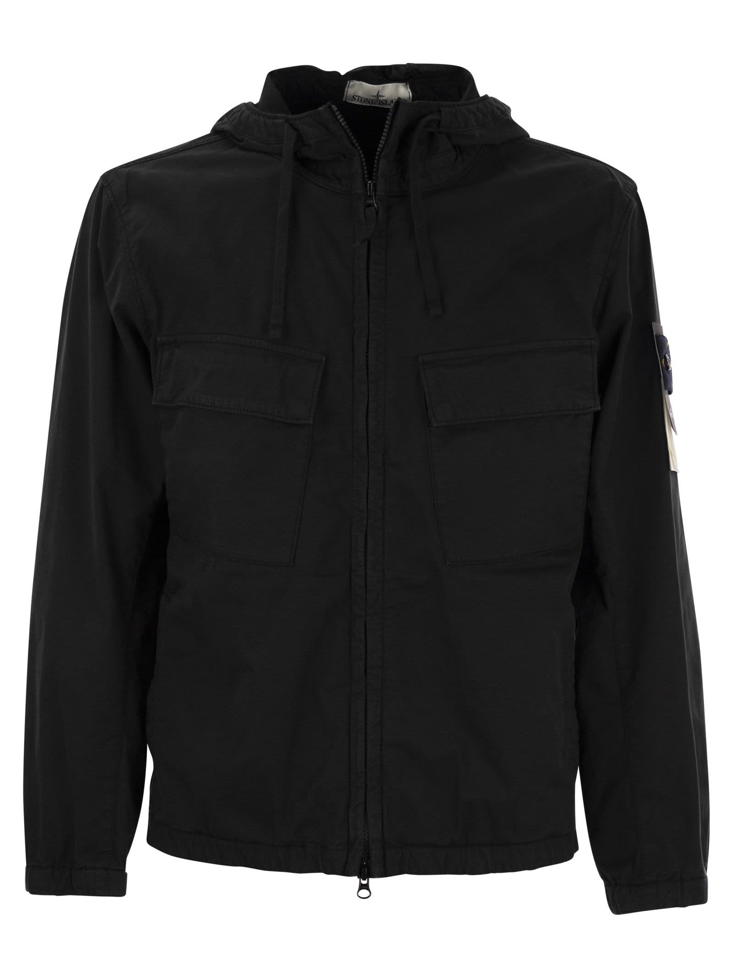 Stone Island Cotton Jacket With Pockets