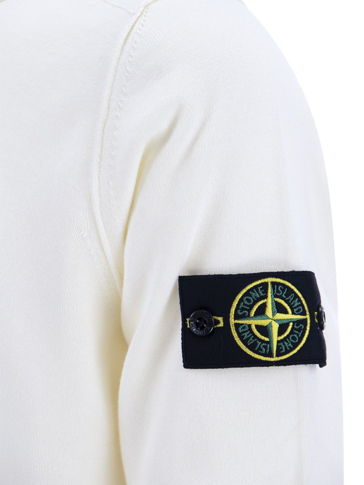 Stone Island Crew Neck Cotton Jumper