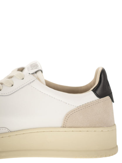 Autry Medalist Low Leather And Suede Sneakers