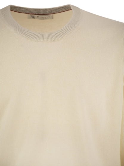 Brunello Cucinelli Pure Cashmere Crew Neck Sweater