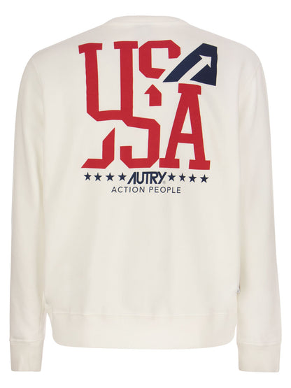 Autry Iconic Sweatshirt Crew Neck