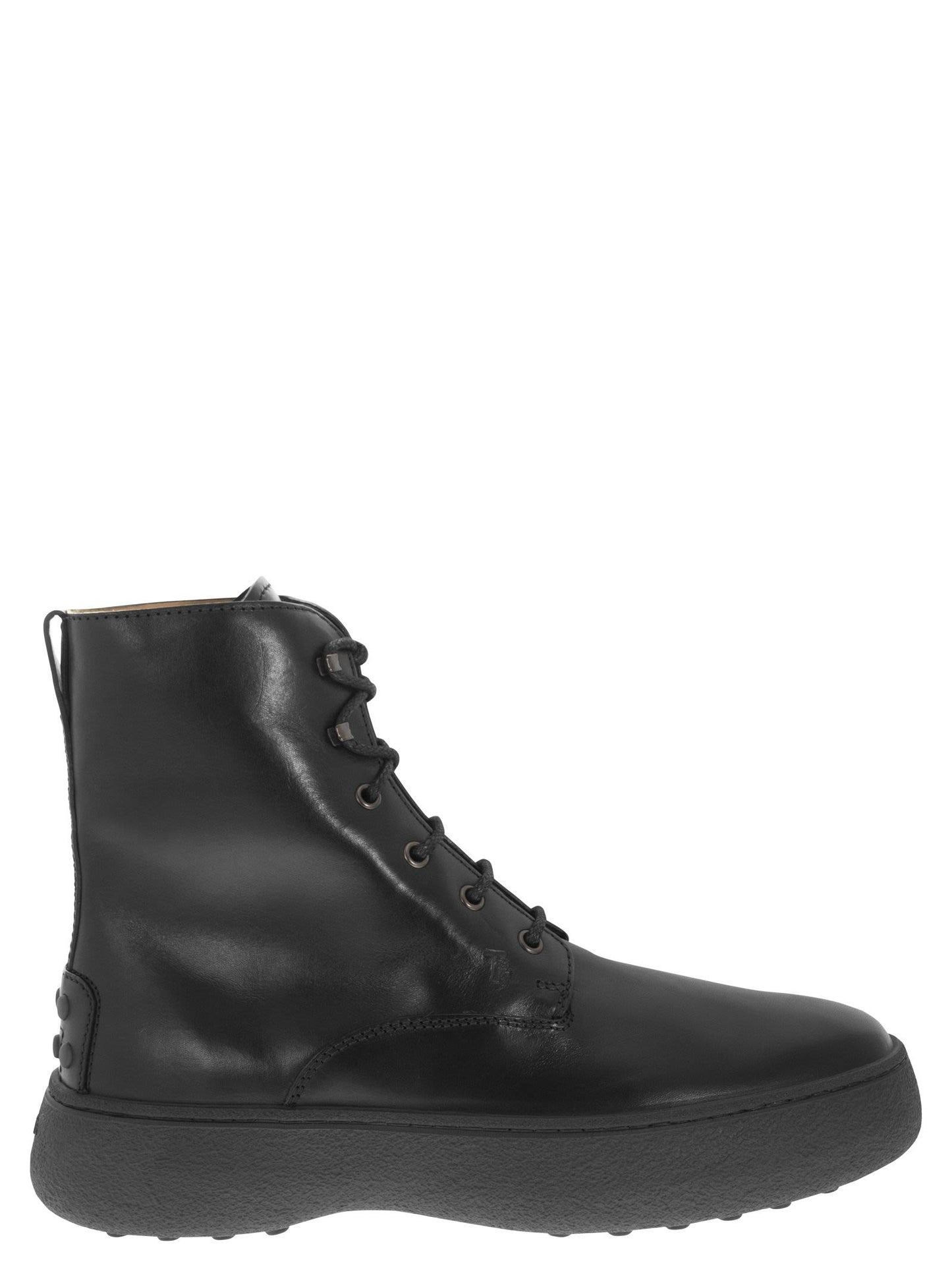 Tod's Leather Lace Up Boot