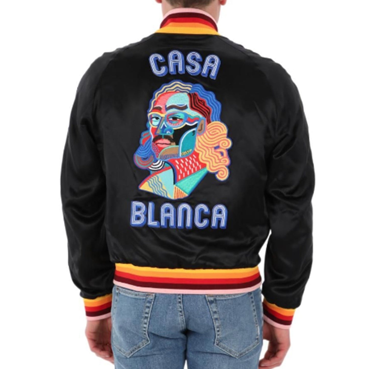 Casablanca Silk Logo Bomber