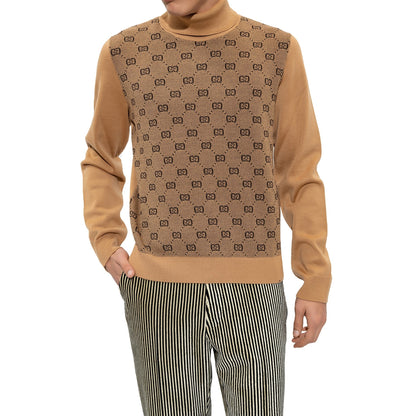 Gucci Jacquard Turtleneck Sweater