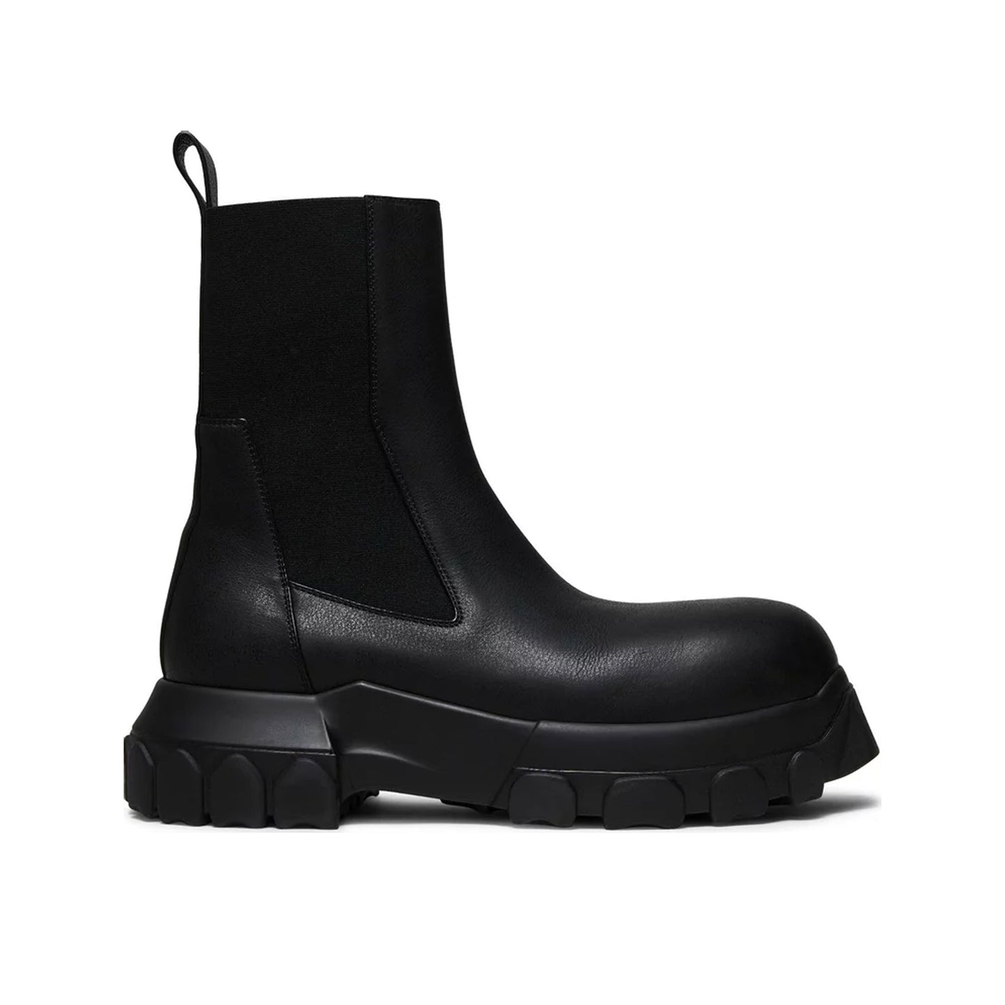 Rick Owens Logo Embossed Boots